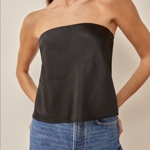 Reformation Spritz Silk Top